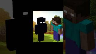 Minecraft null vs herobrain minecraft shorts [upl. by Gibby]