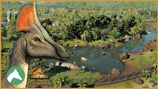 Olorotitan amp Ouranosaurus Enclosure  Jurassic World Evolution 2  Sandbox [upl. by Gala496]