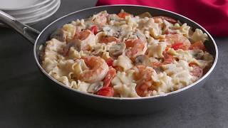 Creamy Shrimp and Mushroom Stroganoff Recipe [upl. by Siouxie]