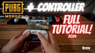 PubG Mobile with PS5 Controller XBOXSWITCH FULL TUTORIAL 2024 NO PCNOROOTNOBAN EASY TUTORIAL [upl. by Lambart]