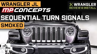 Jeep Wrangler JL MP Concepts Sequential Turn Signals Smoked Review amp Install [upl. by Gradey479]