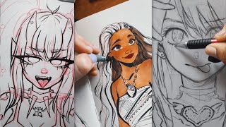 😍Art drawing tiktok compilations  Drawing tiktok 52 [upl. by Neidhardt]