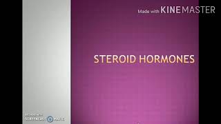 Steroidal Hormones amp Drugs Part I Introduction Steroidal Nucleus Numbering Diploma in Pharmacy [upl. by Montgomery]