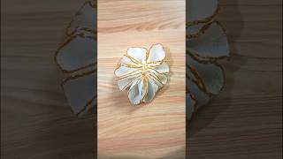 How to make Flower with foam l hand craft ideas l SajidHusain99 shorts ytshorts SH99craft [upl. by Ryhpez]