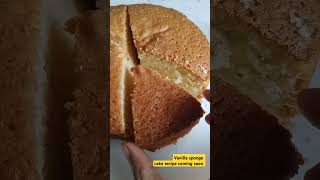 Hot Milk Cake Recipe without oven 👍cake recipe food TeatimeCakeRecipie ClassicHotMilkSpongeCake [upl. by Hsoj340]