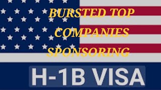 Top US Companies sponsoring H1B visa Hurry up [upl. by Ameer562]