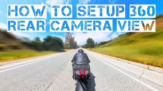 How To Set Up Motorcycle 360° Camera  Rear View [upl. by Corson]