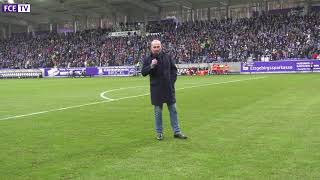 Präsident Helge Leonhardt vor dem Heimspiel gegen Union Berlin [upl. by Ablem461]