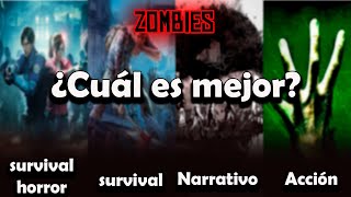 ¿Cuál juego de zombies tienes que jugar [upl. by Farrar]