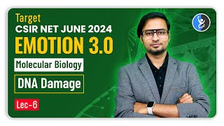 DNA Damage  DNA Mitochondrial Replication  Molecular Biology  CSIR NET June 2024  IFAS  L6 [upl. by Martinsen]