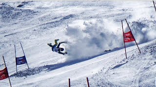 TOP 10  Giant Slalom Skiing Fails The Most Dramatic Moments HD [upl. by Tevis437]