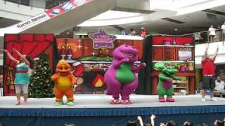 Barney Magical Christmas Performance Jingle Bells Song [upl. by Kiraa]