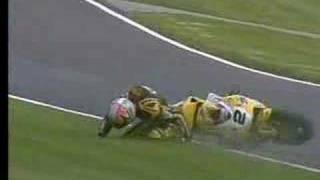 Leon Camier horror crash  Cadwell [upl. by Aztiley]