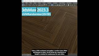 3dsMax 2023 3 UVWRendomizer [upl. by Connolly]