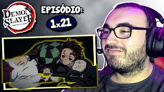 Posso chamar isto de FINAL FELIZ  React Demon Slayer 1x21 [upl. by Samira]