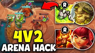 I BROKE ARENA MODE AND TURNED IT INTO A 4V2 THIS IS ACTUALLY GENIUS [upl. by Sacha]