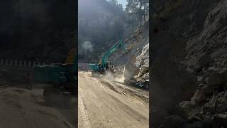 Omg heavy stones excavator ytshorts caterpiller shorts viralreels youtubeshorts kobelco [upl. by Ymeraj608]