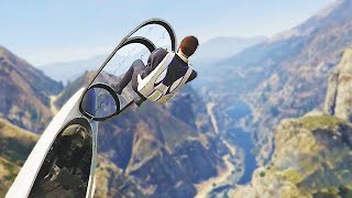 Ultimate Parachute Challenge GTA 5 Funny Moments [upl. by Asyram56]