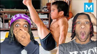 Ki amp Jdot Reacts to SUPER KID or Baby Bruce Lee  Ryusei Imai [upl. by Alinna]