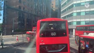 FRV London bus route 407 Sutton Town Centre  Caterham [upl. by Funch]