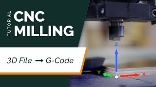 CNC Milling Tutorial 2  Turn Your 3D File into GCode [upl. by Angele]