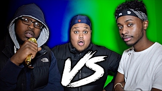 EPIC 1V1 RAP BATTLE  DARKEST MAN V SHARKY [upl. by Eikceb]