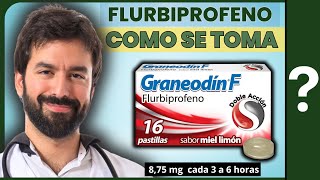 FLURBIPROFENO💊 ¿Cómo Funciona ANTIINFLAMATORIO para el DOLOR  MÁS [upl. by Jamaal]