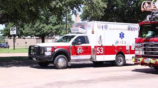 New Dallas Fire Rescue Rescue 53 responding to a Injured Person [upl. by Margalo]