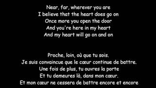 My Heart Will Go On  Céline Dion  Lyrics et traduction [upl. by Norahs618]