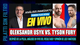 empieza en 0046 Pilatti en Vivo Análisis de la pelea Usyk vs Fury resultado y consecuencias [upl. by Nwahsyar644]