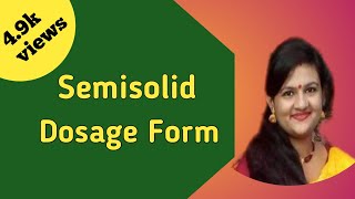 Dosage Forms Of Drug  Semisolid Dosage From  Bangla Tutorial  Pharma Notebook [upl. by Ellennoj]