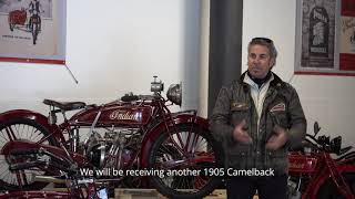 Attila Scheiber announces the special exhibition quotIndian Motorcyclesquot at the TOP Motorcycle Museum [upl. by Alegre563]