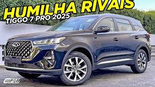 NOVO CAOA CHERY TIGGO 7 PRO MAX DRIVE 2025 SUPERA COMPASS TAOS E C CROSS SENDO BARATO E EQUIPADO [upl. by Moe]