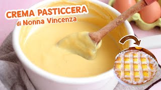 CREMA PASTICCERA di mia Nonna Vincenza ❤️ vellutata e facilissima  LifeampChiara [upl. by Gereld480]