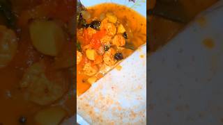 Dosa and Prawn Kuzhambu 🤩🔥💥 shorts prawns nonveg [upl. by Aratehs]