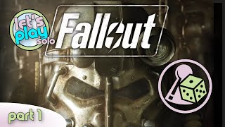 Lets play Fallout Board Game  Solo  Part 1 [upl. by Harilda]