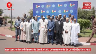 RENCONTRE DES MINISTRES DE LINDUSTRIE ET DU COMMERCE DE LA CONFÉDÉRATION AES [upl. by Auqinimod]