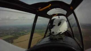 De Havilland DHC1 Chipmunk GBZGA Aerobatics [upl. by Naahs]