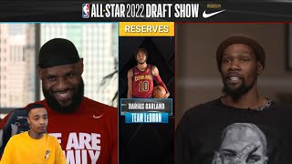 FlightReacts To Full TeamLeBron amp TeamDurant NBA All Star Draft 2022 [upl. by Gipsy]