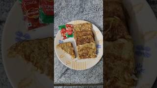 Best bread omlettestreet style foodeasy and tasty snack for kids [upl. by Fryd9]