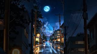 Makoto Shinkai at night anime relaxing relaxingmusic [upl. by Stodder847]