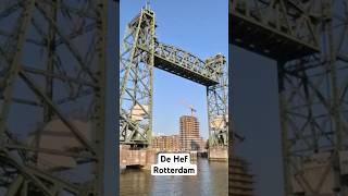 The Most Iconic Bridge in Rotterdam  De Hef Walking Tour [upl. by Inafets745]