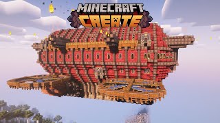 The Ultimate Airship  Create Aeronautics Mod Preparation [upl. by Daisey878]