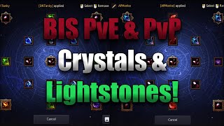 2024 BIS PvE amp PvP Crystals amp Lightstones Guide  Black Desert Online [upl. by Elohcim652]