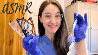 ASMR Student Optometrist Examines You amp Glasses Fitting [upl. by Nnyliak]