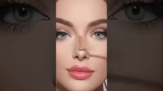 Viral 👃 Nose contour Hack 😱🤯 nosecontourhack viralshort contourhack ytshort [upl. by Yeslehc]