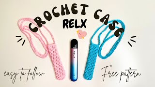 How to crochet RELX vape case [upl. by Salomo]