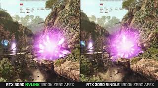 Strange Brigade  RTX 3090 NVLINK  SLI vs 3090 Single  4K Ultra setting [upl. by Wallache]