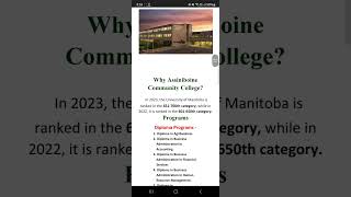 Assiniboine Community College  Study In canada [upl. by Hakym]