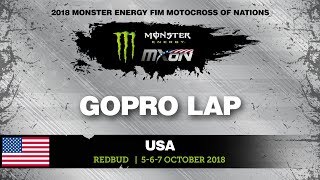 Travis Pastrana GoPro Backflip and Lap  Team Puerto Rico  Monster Energy FIM MXoN RedBud [upl. by Ronoh]